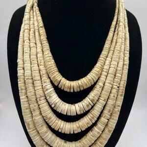 5 Strand Chunky Necklace